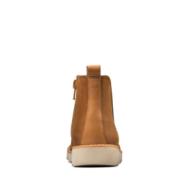 Originals Čižmy Clarks Crown Halo Kid Dievcenske Hnede | CLK896EUR