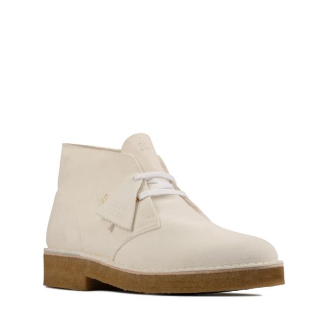 Originals Čižmy Clarks Desert Boot 221 Panske Biele | CLK801PAK