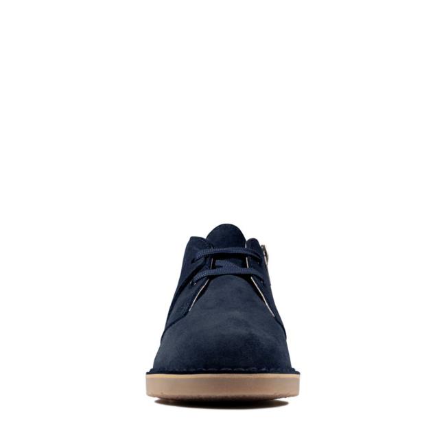 Originals Čižmy Clarks Desert Boot 2 Kid Chlapcenske Námornícka Modrá | CLK093FHB