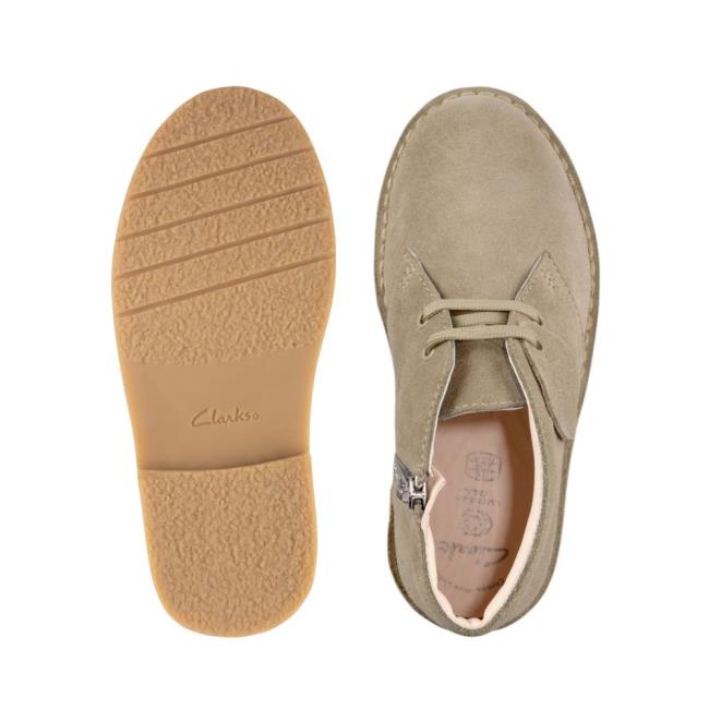 Originals Čižmy Clarks Desert Boot 2 Kid Chlapcenske Hnede | CLK581SDE