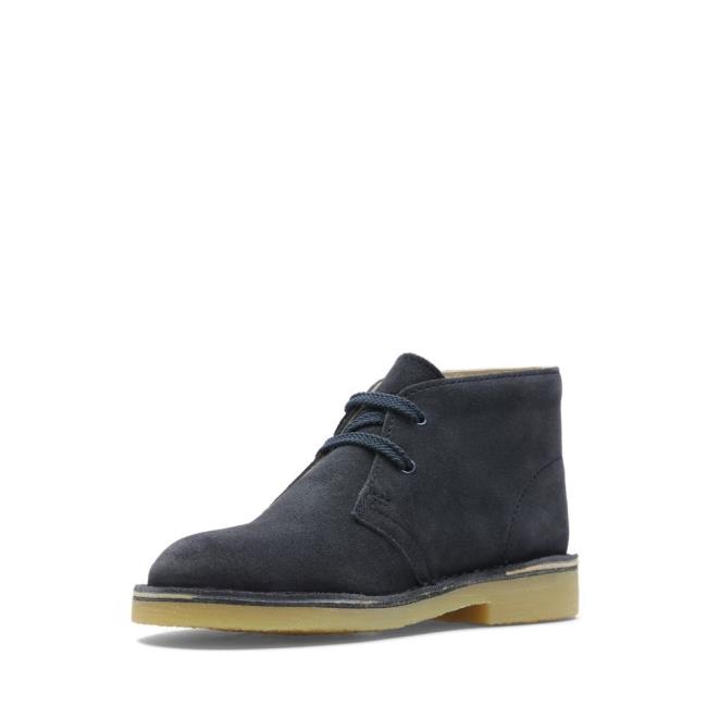 Originals Čižmy Clarks Desert Boot.. Chlapcenske Námornícka Modrá | CLK041MTL