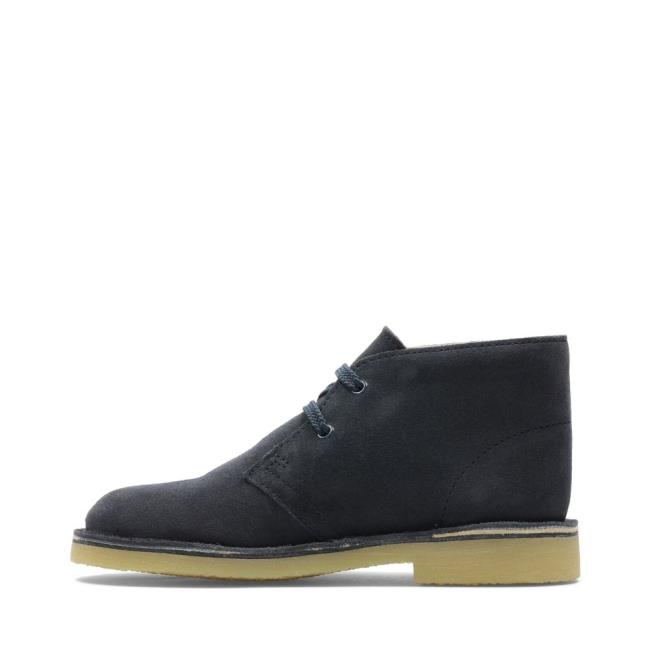 Originals Čižmy Clarks Desert Boot.. Chlapcenske Námornícka Modrá | CLK041MTL