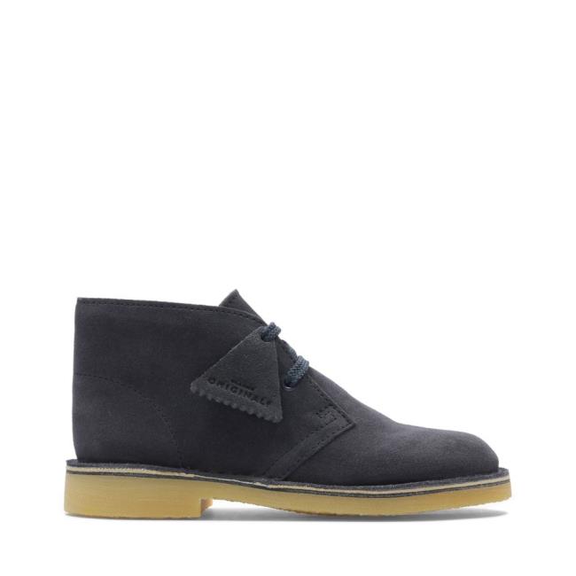 Originals Čižmy Clarks Desert Boot.. Chlapcenske Námornícka Modrá | CLK041MTL