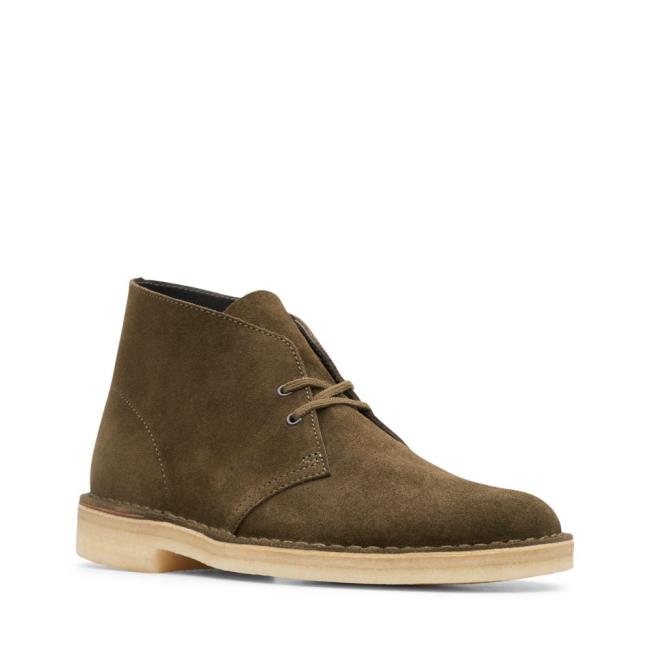 Originals Čižmy Clarks Desert Boot Panske Tmavo Olivovo Zelená | CLK286XQD