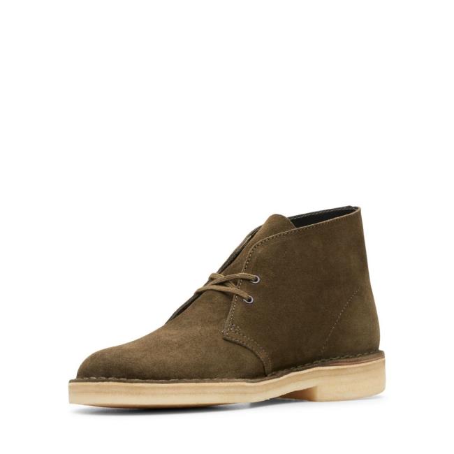 Originals Čižmy Clarks Desert Boot Panske Tmavo Olivovo Zelená | CLK286XQD