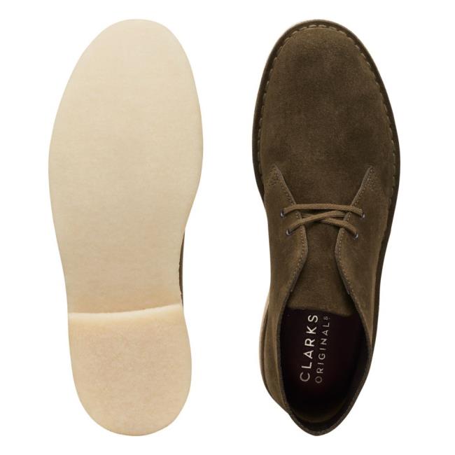 Originals Čižmy Clarks Desert Boot Panske Tmavo Olivovo Zelená | CLK286XQD