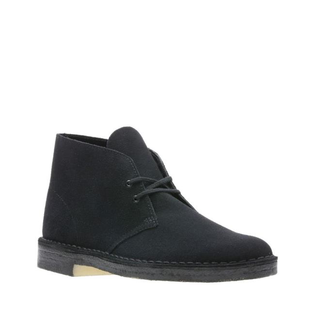 Originals Čižmy Clarks Desert Boot Panske Čierne | CLK802SRV