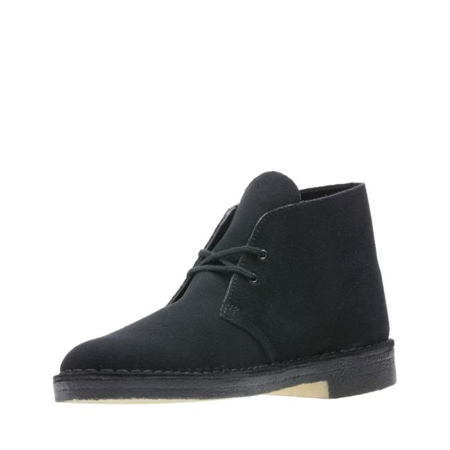 Originals Čižmy Clarks Desert Boot Panske Čierne | CLK802SRV