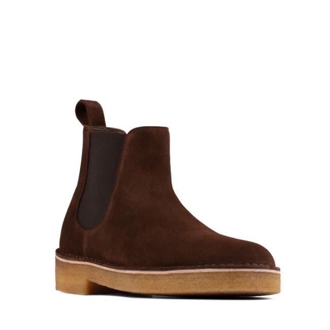 Originals Čižmy Clarks Desert Chelsea 2 Panske Čokoláda | CLK706AWQ