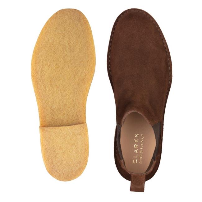 Originals Čižmy Clarks Desert Chelsea 2 Panske Čokoláda | CLK706AWQ