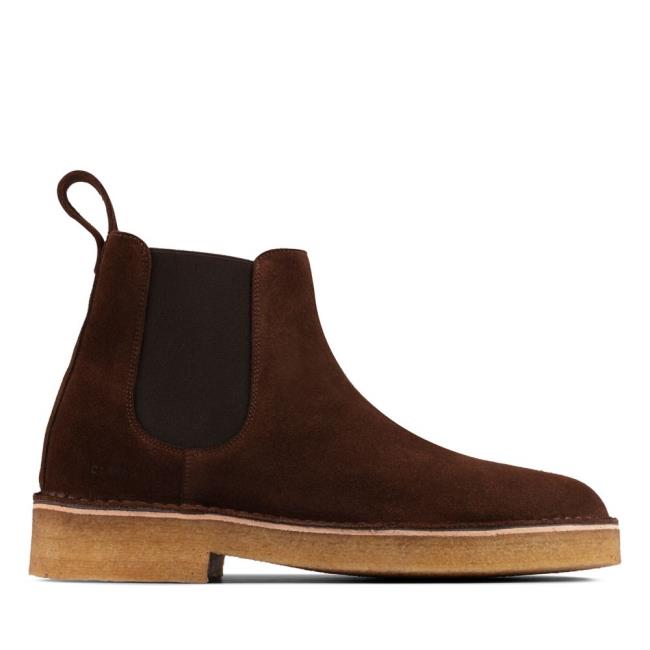 Originals Čižmy Clarks Desert Chelsea 2 Panske Čokoláda | CLK706AWQ