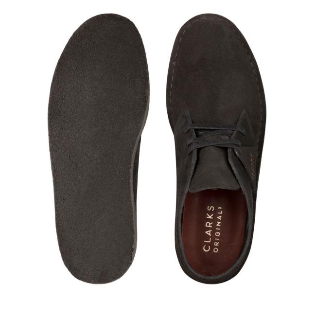 Originals Čižmy Clarks Desert Coal Panske Čierne | CLK156SZM