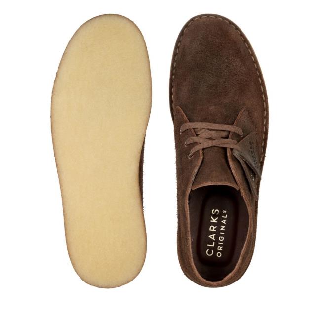 Originals Čižmy Clarks Desert Coal Panske Tmavo Hnede | CLK694MPU