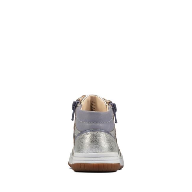 Originals Čižmy Clarks Fawn Peak Kid Chlapcenske Strieborne | CLK179WVI