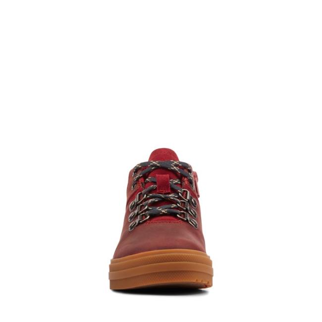 Originals Čižmy Clarks Nova Hike Kid Dievcenske Bordove | CLK407WZX