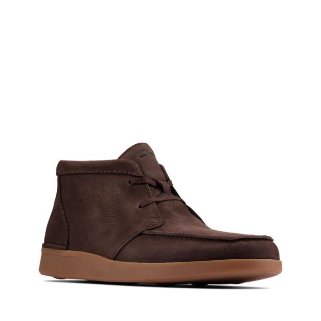 Originals Čižmy Clarks Oakland Top Panske Tmavo Hnede | CLK258GJM