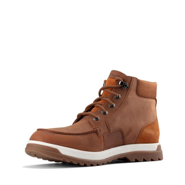 Originals Čižmy Clarks Ripway Hi GTX Panske Tmavo Hnede | CLK716UBC