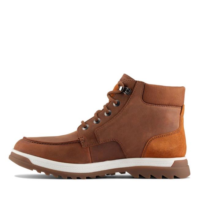 Originals Čižmy Clarks Ripway Hi GTX Panske Tmavo Hnede | CLK716UBC