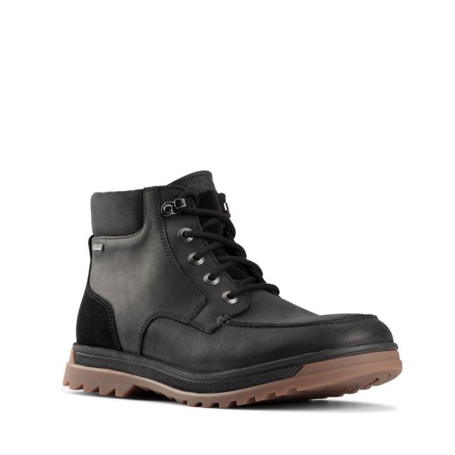 Originals Čižmy Clarks Ripway Hi GTX Panske Čierne | CLK769SEP