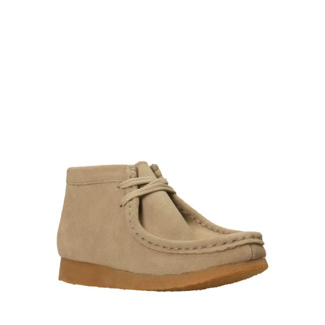 Originals Čižmy Clarks Wallabee Boot Chlapcenske Hnede | CLK784CPS