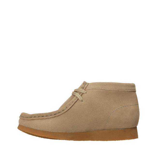 Originals Čižmy Clarks Wallabee Boot Chlapcenske Hnede | CLK784CPS