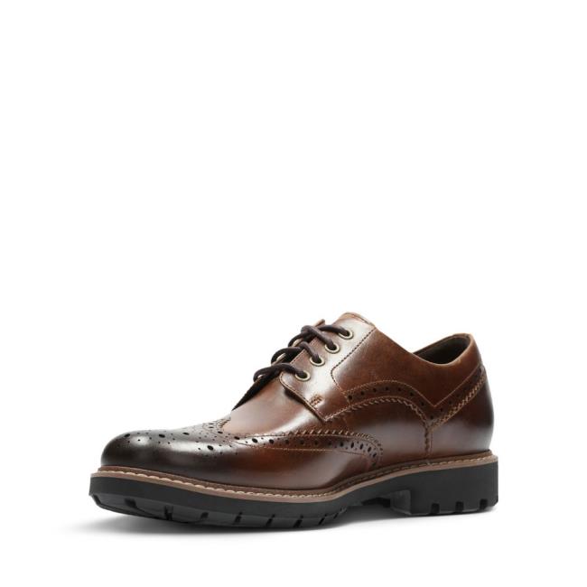 Oxfordské Topánky Clarks Batcombe Wing Panske Tmavo Hnede | CLK841ZMO