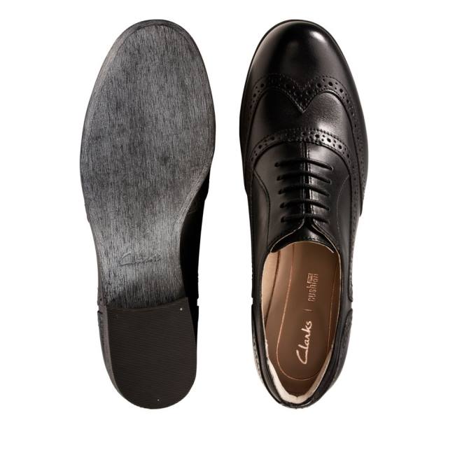 Oxfordské Topánky Clarks Hamble Oak Damske Čierne | CLK532VZR