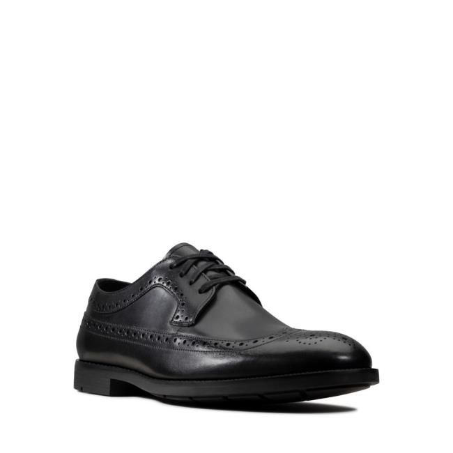 Oxfordské Topánky Clarks Ronnie Limit Panske Čierne | CLK037UQZ