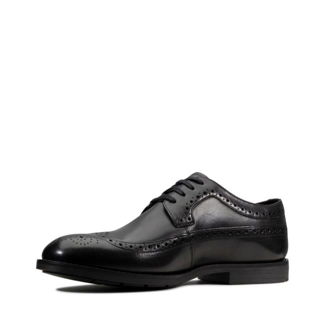 Oxfordské Topánky Clarks Ronnie Limit Panske Čierne | CLK037UQZ