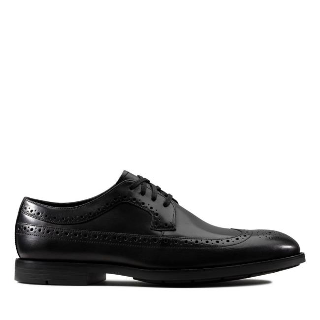 Oxfordské Topánky Clarks Ronnie Limit Panske Čierne | CLK037UQZ