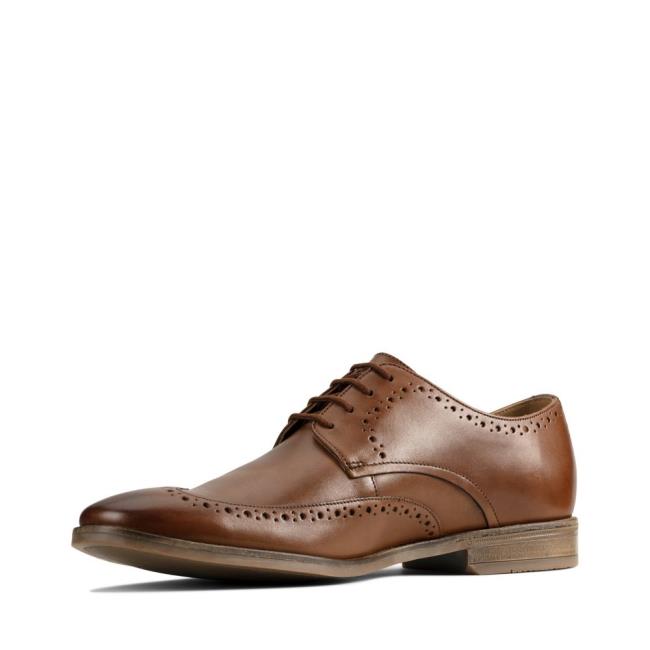 Oxfordské Topánky Clarks Stanford Limit Panske Hnede | CLK059KJG