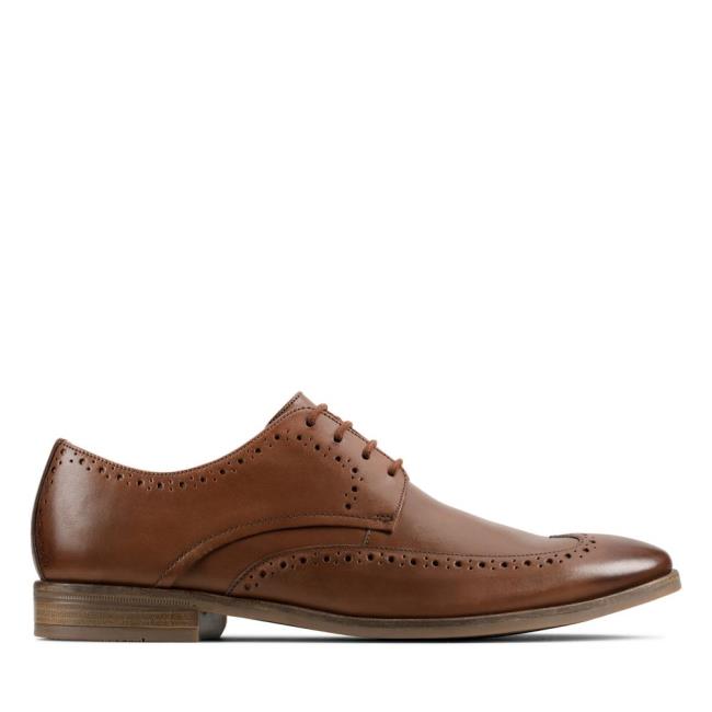 Oxfordské Topánky Clarks Stanford Limit Panske Hnede | CLK059KJG