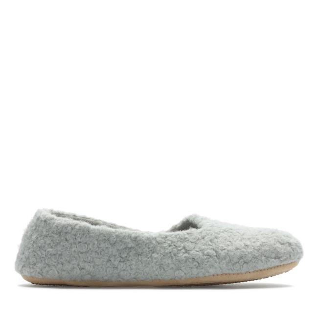 Papuče Clarks Cozily Curl Damske Siva | CLK237QFJ