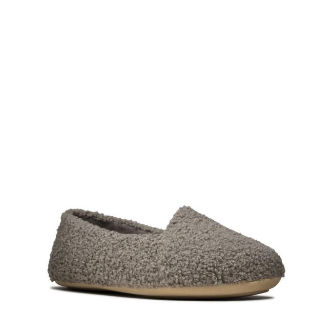 Papuče Clarks Cozily Snug Damske Siva | CLK842THF