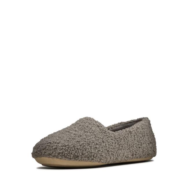 Papuče Clarks Cozily Snug Damske Siva | CLK842THF