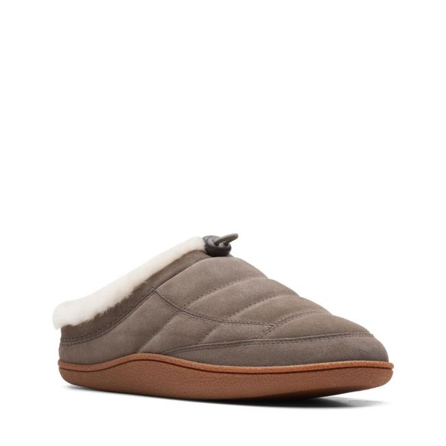 Papuče Clarks Pilton Mule Damske Siva | CLK029DQS