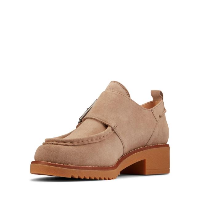 Ploché Topánky Clarks Eden Stredne Monk Damske Hnede | CLK406WVQ