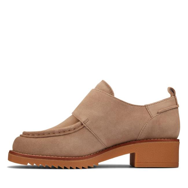 Ploché Topánky Clarks Eden Stredne Monk Damske Hnede | CLK406WVQ