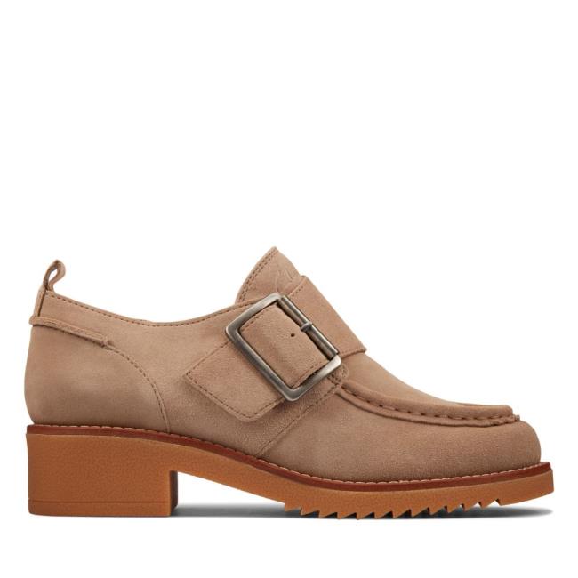 Ploché Topánky Clarks Eden Stredne Monk Damske Hnede | CLK406WVQ