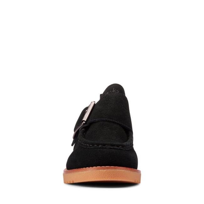 Ploché Topánky Clarks Eden Stredne Monk Damske Čierne | CLK521VYM