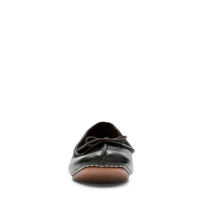 Ploché Topánky Clarks Freckle Ice Damske Čierne | CLK812ZER