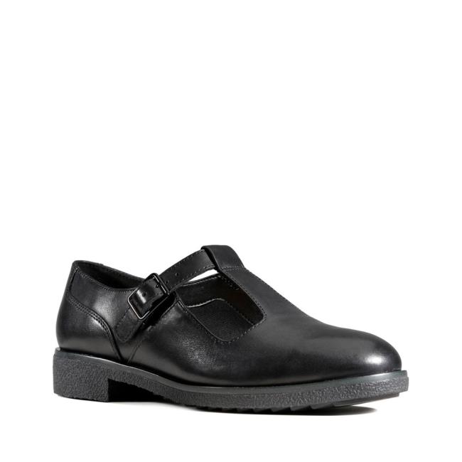 Ploché Topánky Clarks Griffin Town Damske Čierne | CLK513AGD