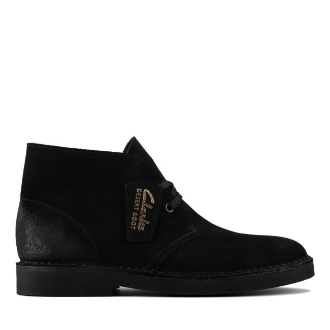 Púštne Čižmy Clarks Desert Boot 2 Damske Čierne | CLK051RWN