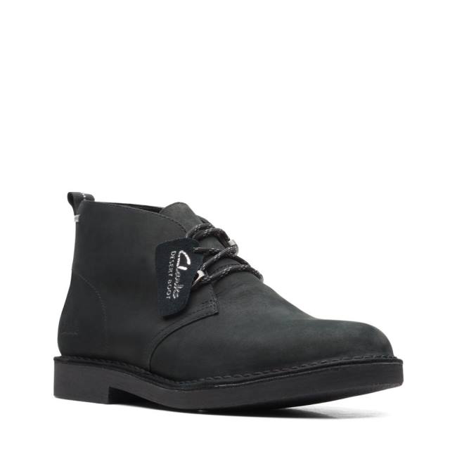 Púštne Čižmy Clarks Desert Boot Klasické 2 GORE-TEX Panske Čierne | CLK104GDR