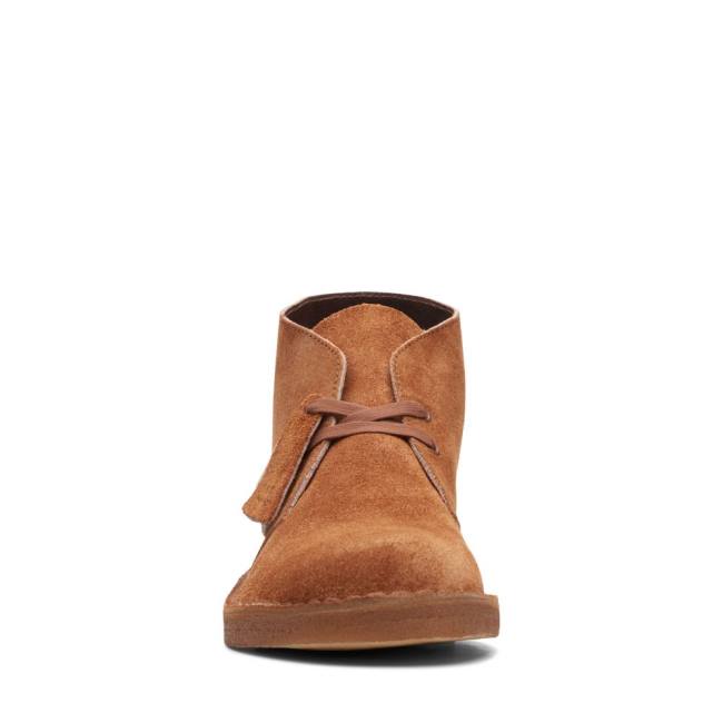 Púštne Čižmy Clarks Desert Boot Klasické Panske Ginger Hairy Sde | CLK178FWD