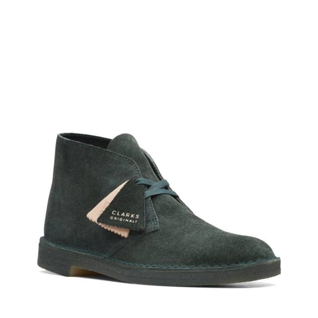 Púštne Čižmy Clarks Desert Boot Klasické Panske Zelene | CLK419IYQ