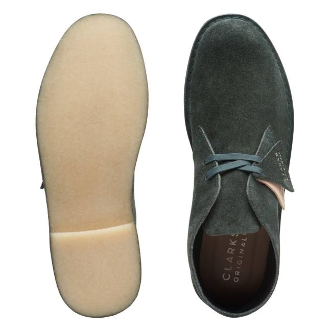 Púštne Čižmy Clarks Desert Boot Klasické Panske Zelene | CLK419IYQ