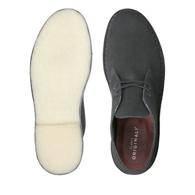 Púštne Čižmy Clarks Desert Boot Klasické Panske Čierne | CLK495ULN