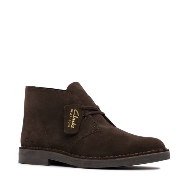 Púštne Čižmy Clarks Desert Boot Klasické Evo Panske Tmavo Hnede | CLK642ATW