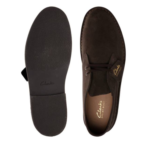 Púštne Čižmy Clarks Desert Boot Klasické Evo Panske Tmavo Hnede | CLK642ATW